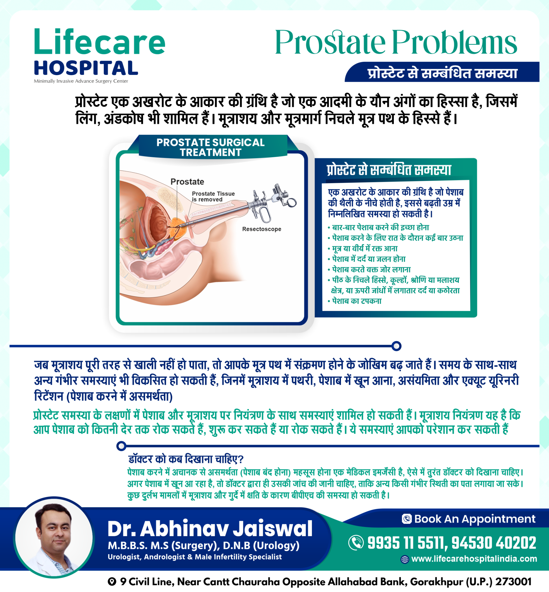 Prostate Problems - LIFECARE HOSPITAL